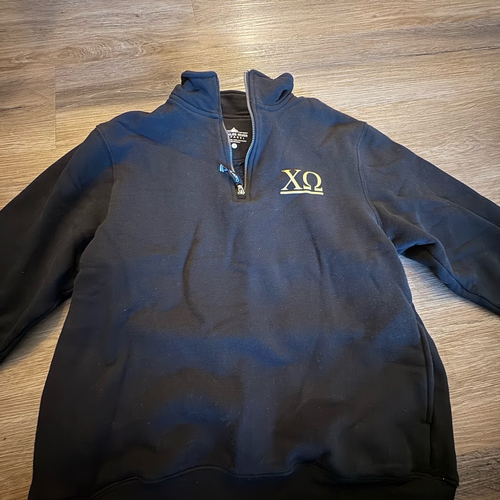 Women’s Black Quarter-Zip Sweater